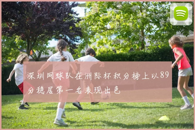 深圳网球队在洲际杯积分榜上以89分稳居第一名表现出色