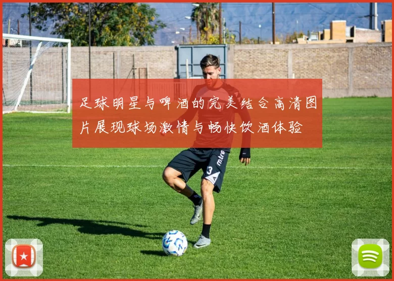 足球明星与啤酒的完美结合高清图片展现球场激情与畅快饮酒体验